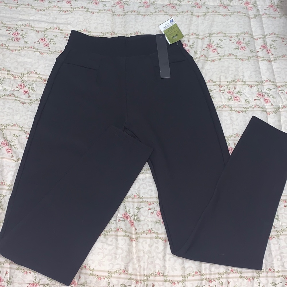 Black stretch pants - soft material